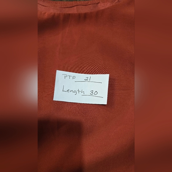 Untagged Gorgeous Rusty Orange Pant Set - Picture 3 of 6